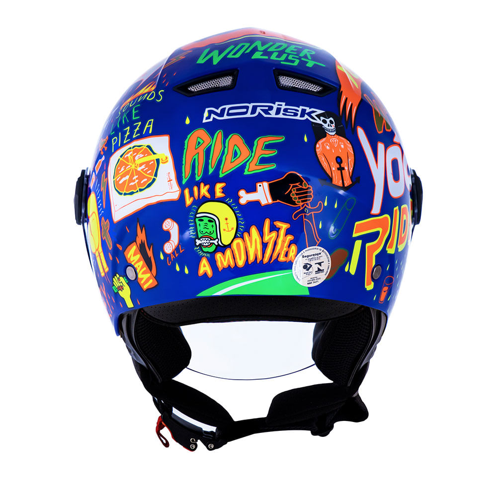 CAPACETE NORISK ORION FREE AZUL - Image 3