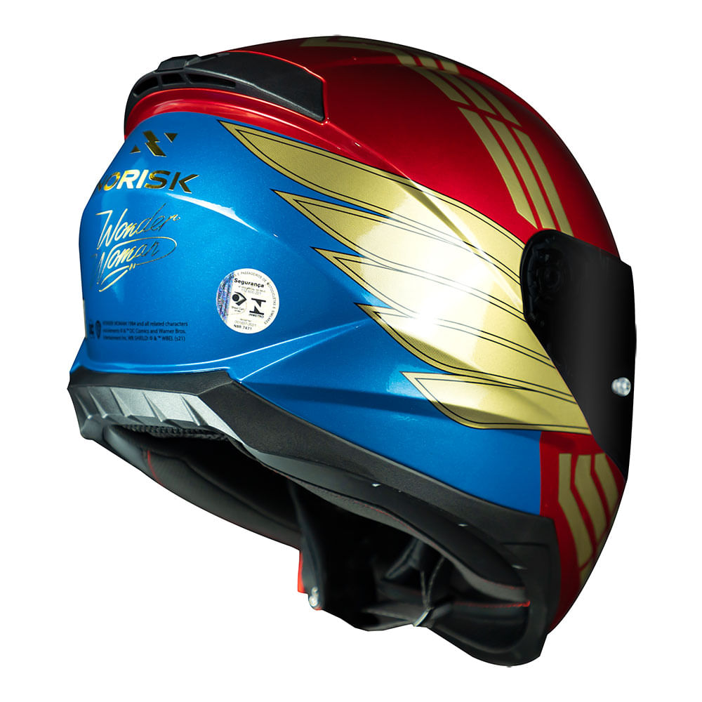 CAPACETE NORISK RAZOR WONDER WOMAN - Image 8