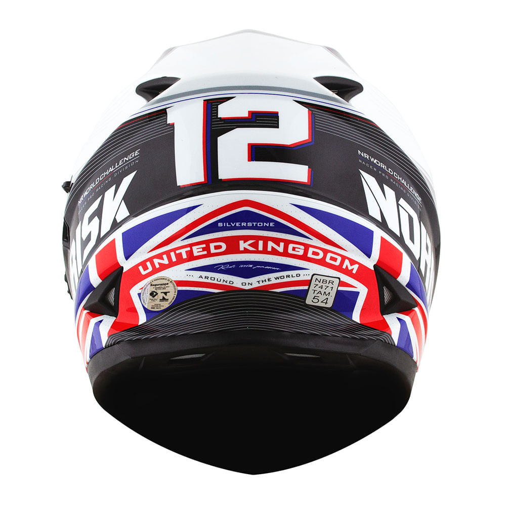 CAPACETE NORISK SOUL GRAND PRIX UNITED KINGDOM - Image 4