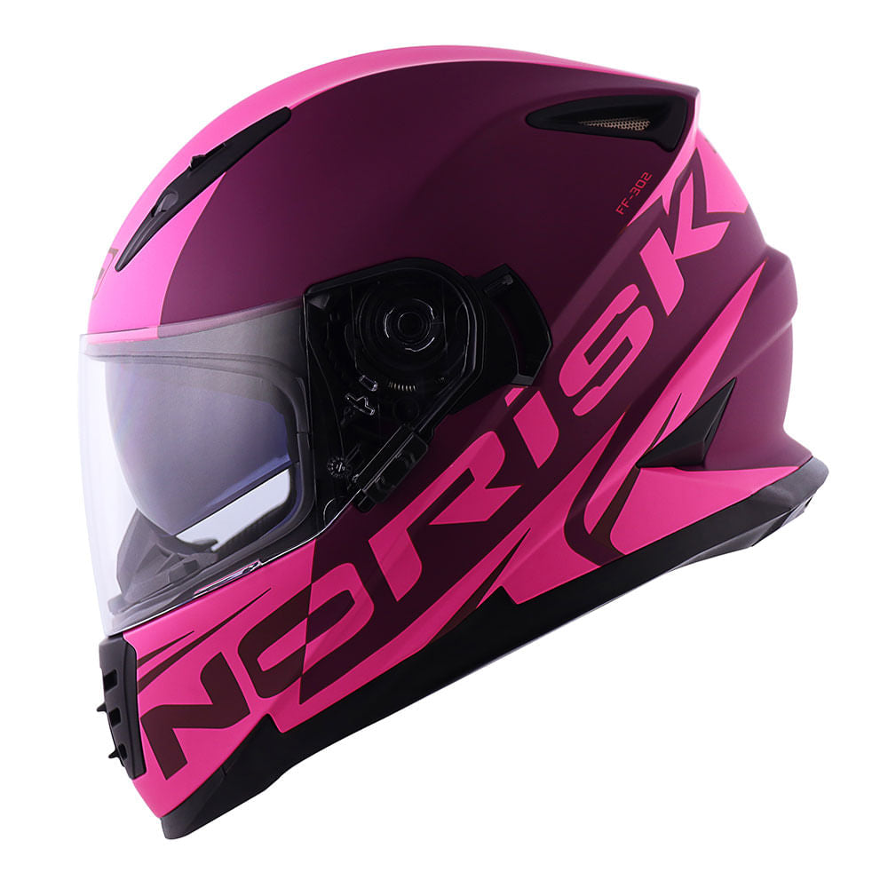 CAPACETE NORISK SOUL MANTY ROSA - Image 3