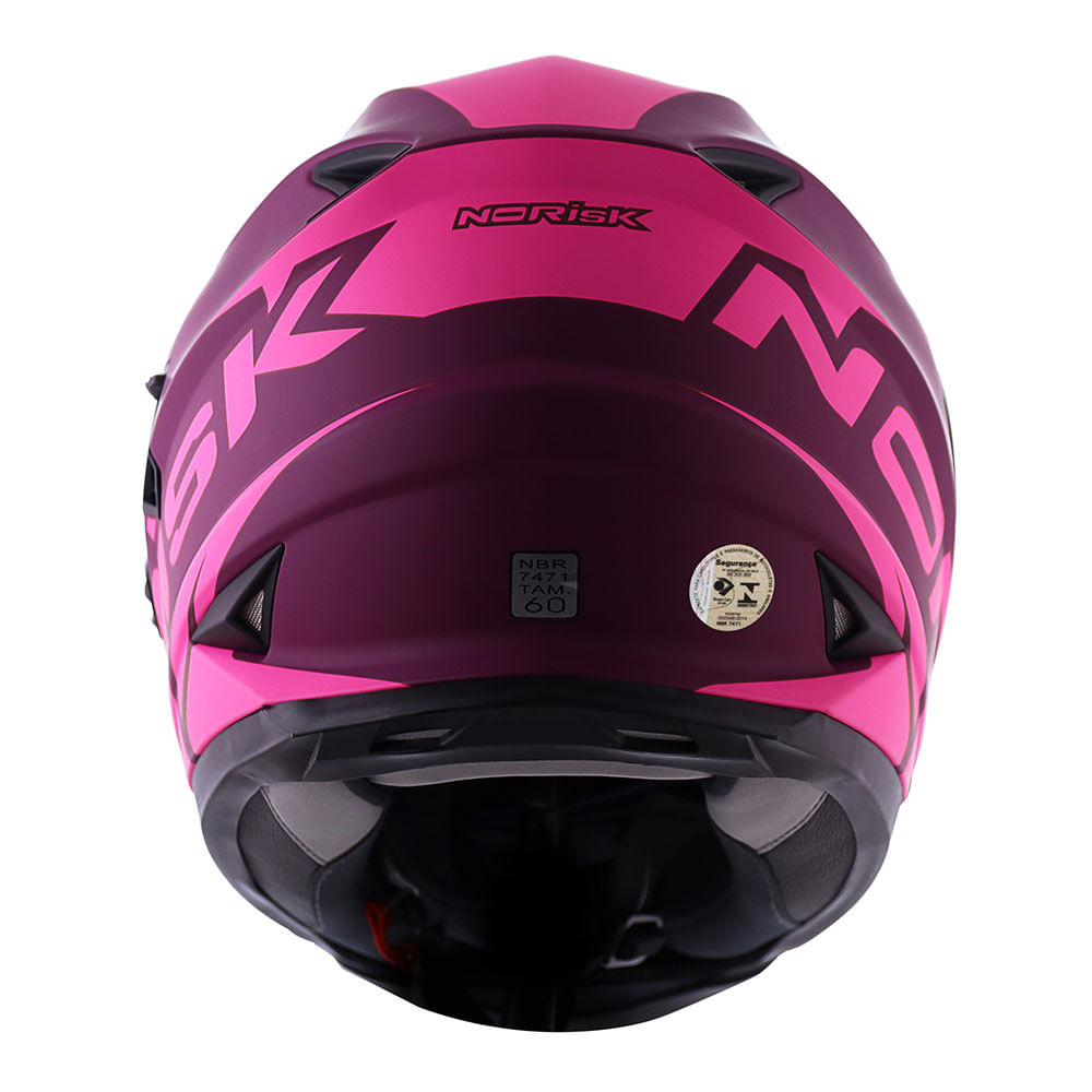 CAPACETE NORISK SOUL MANTY ROSA - Image 4