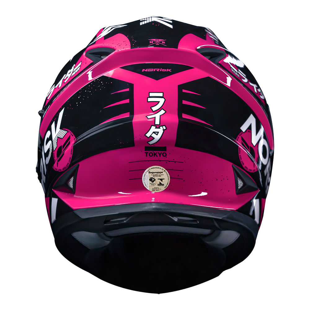CAPACETE NORISK SOUL TOKYO ROSA - Image 4