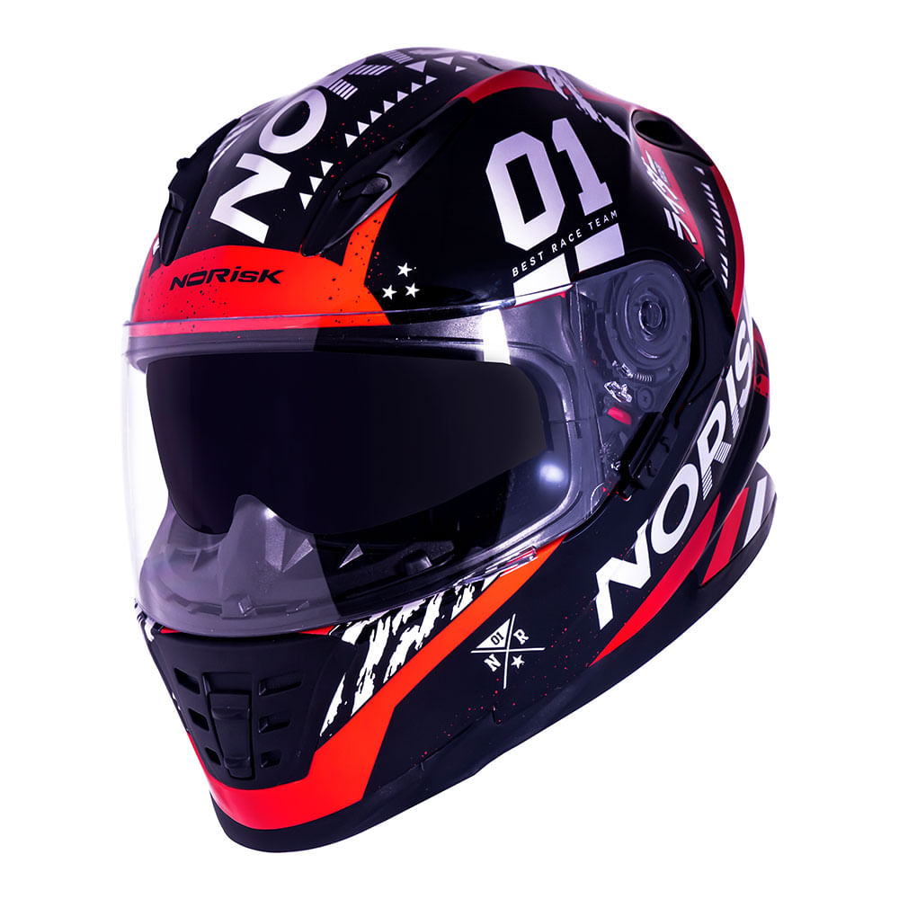 CAPACETE NORISK SOUL TOKYO VERMELHO - Image 2