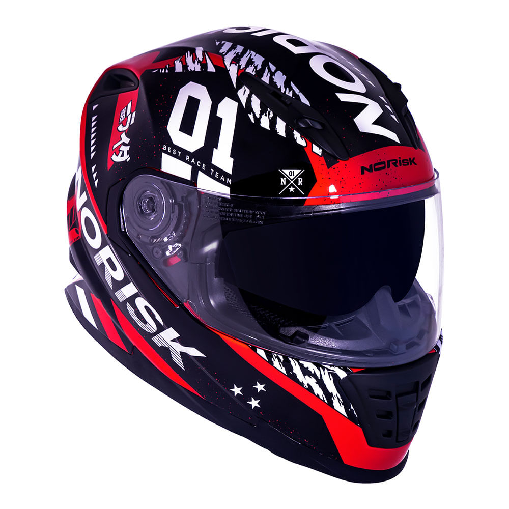 CAPACETE NORISK SOUL TOKYO VERMELHO - Image 4