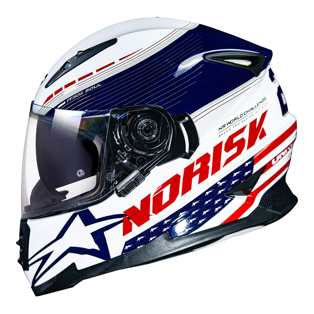 CAPACETE NORISK SOUL GRAND PRIX USA - Image 3