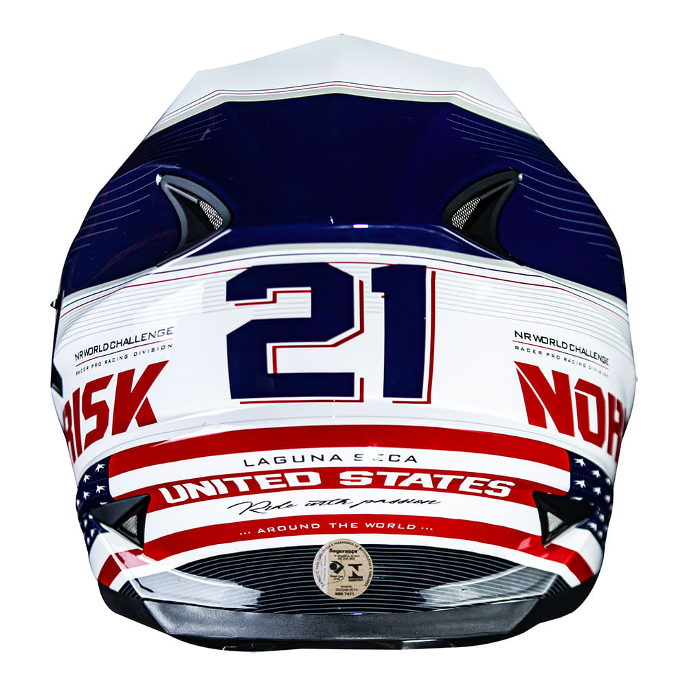 CAPACETE NORISK SOUL GRAND PRIX USA - Image 4