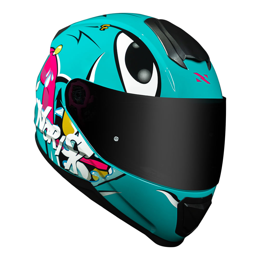 CAPACETE NORISK RAZOR MAD AZUL - Image 2
