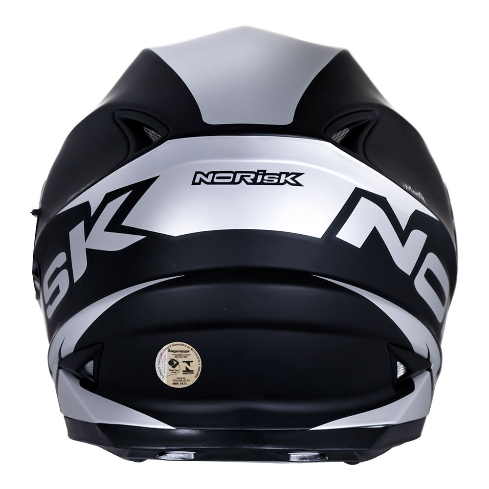 CAPACETE NORISK SOUL MANTY CINZA - Image 7