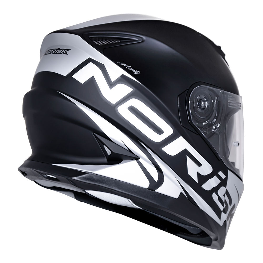 CAPACETE NORISK SOUL MANTY CINZA - Image 2