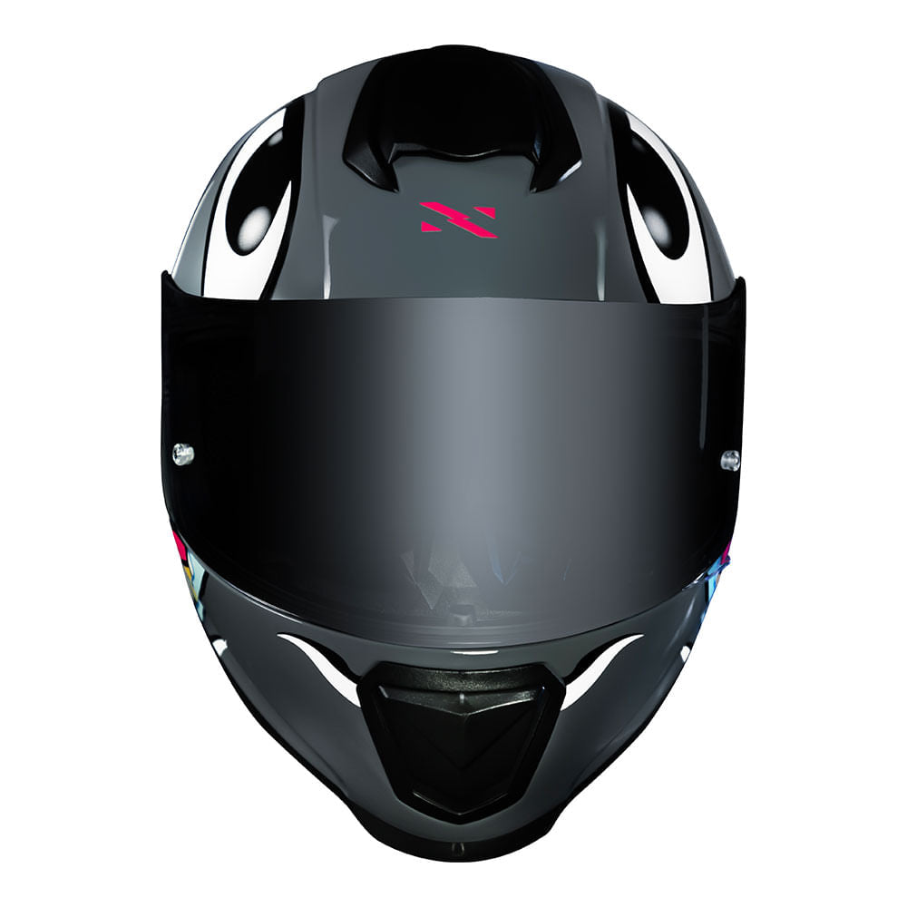 CAPACETE NORISK RAZOR MAD CINZA - Image 9