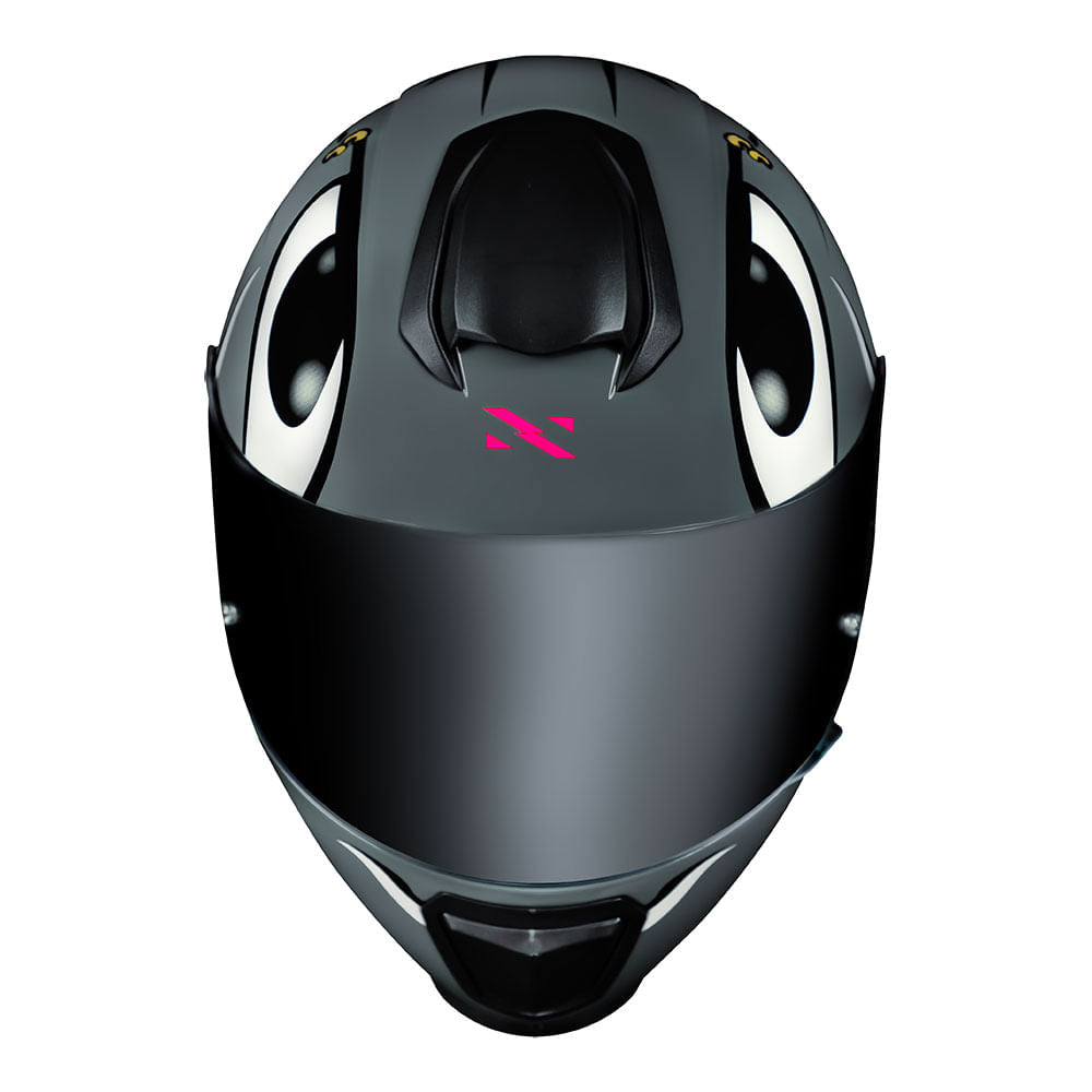 CAPACETE NORISK RAZOR MAD CINZA - Image 2