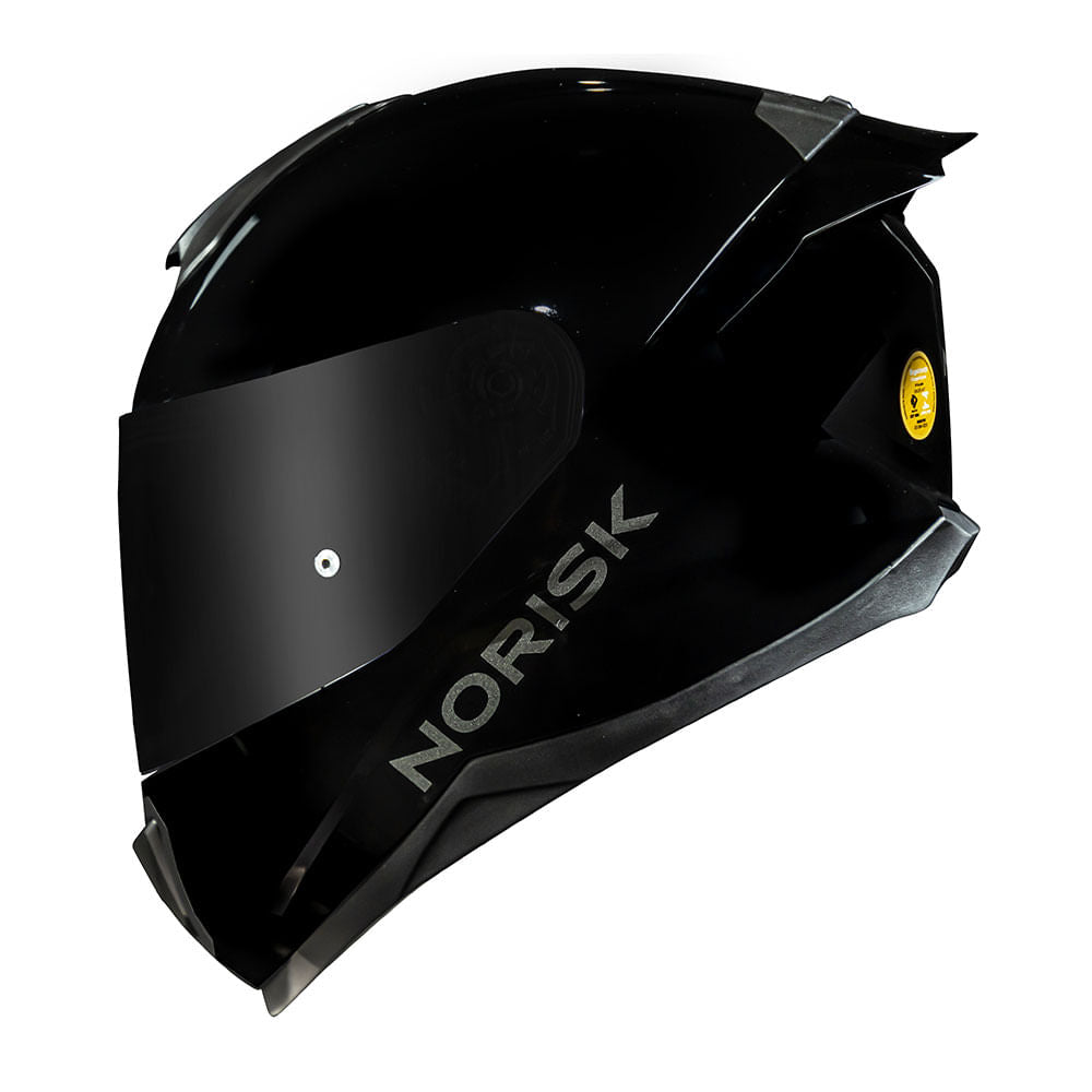 CAPACETE NORISK RAZOR MONOCOLOR SOLID BLACK EDITION - Image 5