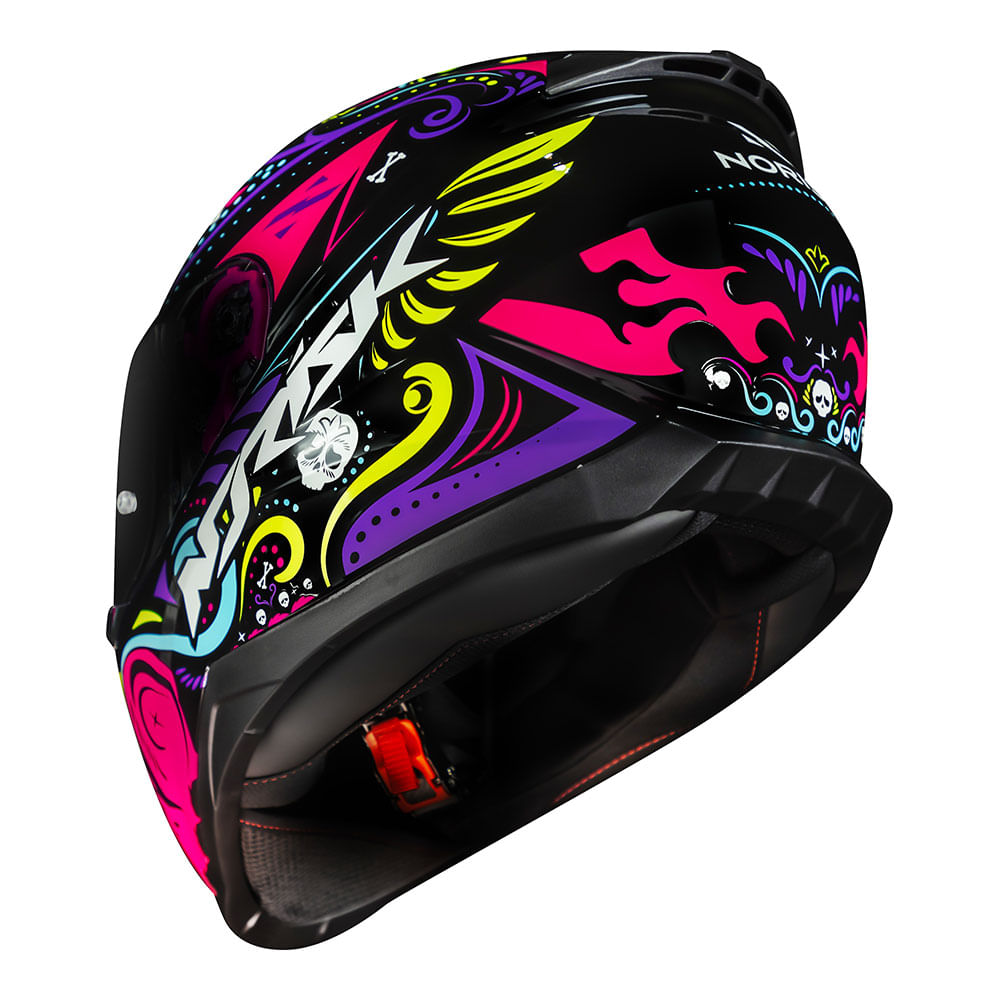 CAPACETE NORISK RAZOR CIRCUS ROSA - Image 4