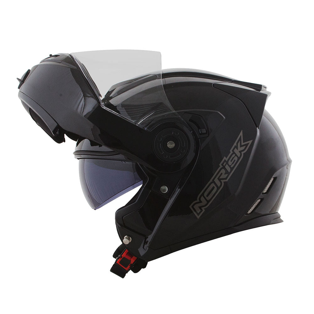 CAPACETE NORISK ROUTE FF345 MONOCOLOR PRETO - Image 2
