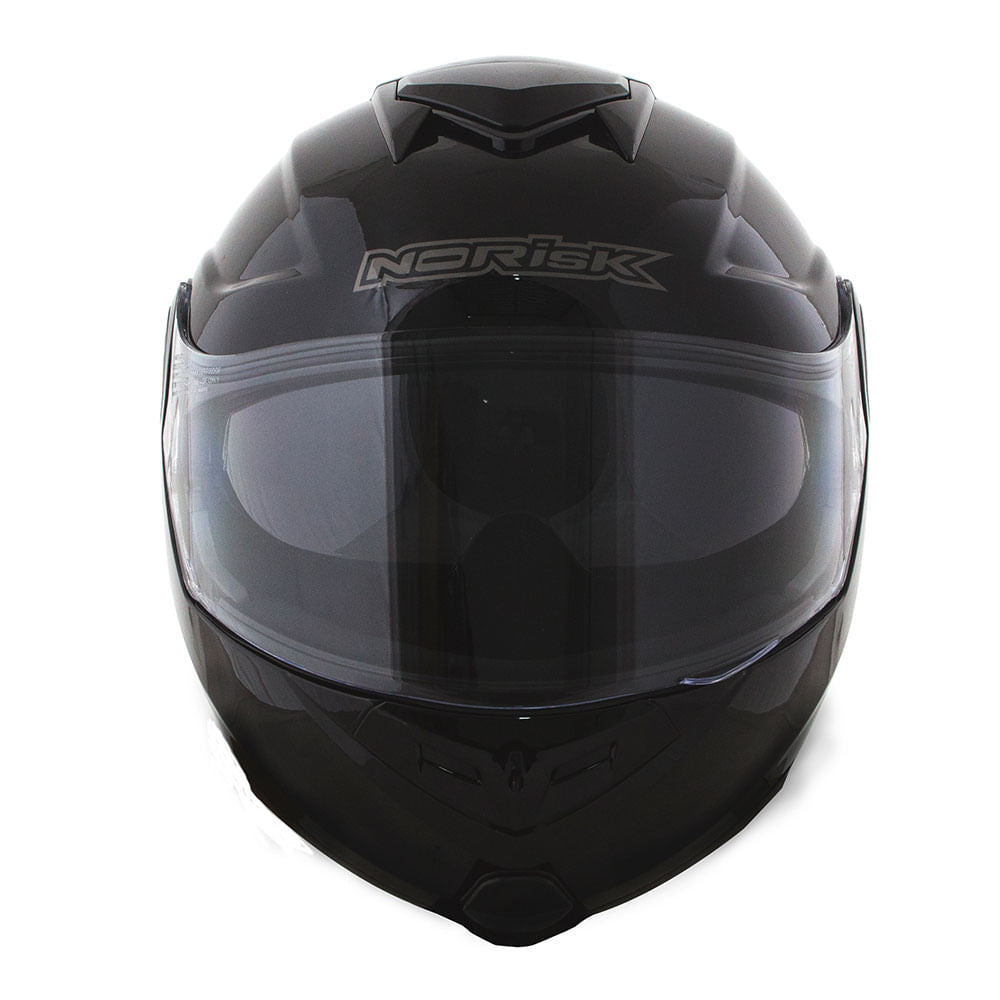 CAPACETE NORISK ROUTE FF345 MONOCOLOR PRETO - Image 5
