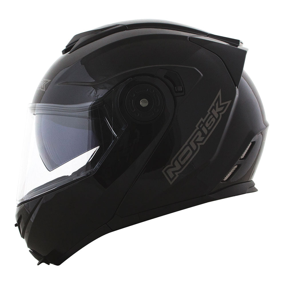 CAPACETE NORISK ROUTE FF345 MONOCOLOR PRETO - Image 6