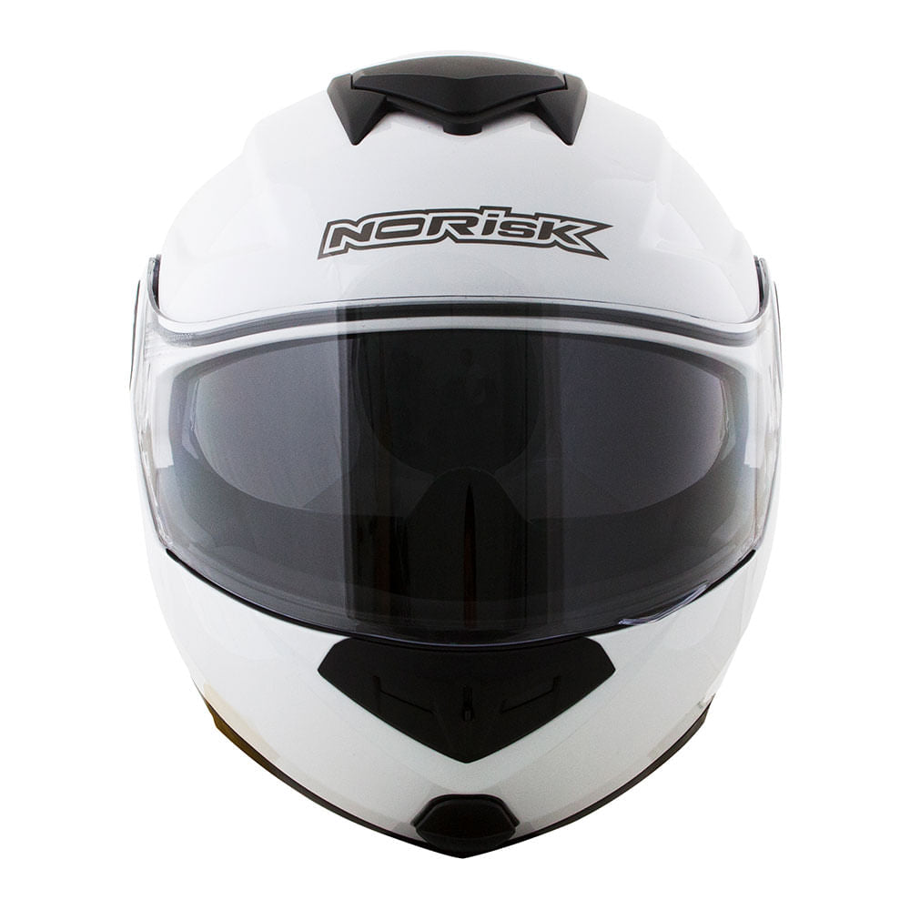 CAPACETE NORISK ROUTE FF345 MONOCOLOR BRANCO - Image 5