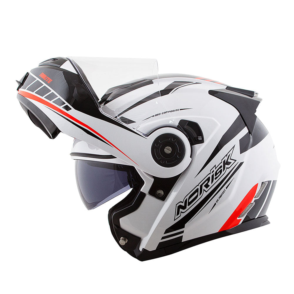 CAPACETE NORISK ROUTE FF345 MOTION BRANCO - Image 3