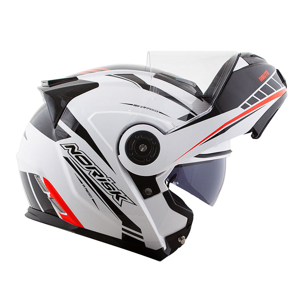 CAPACETE NORISK ROUTE FF345 MOTION BRANCO - Image 5