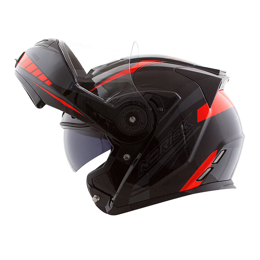 CAPACETE NORISK ROUTE FF345 MOTION PRETO - Image 3