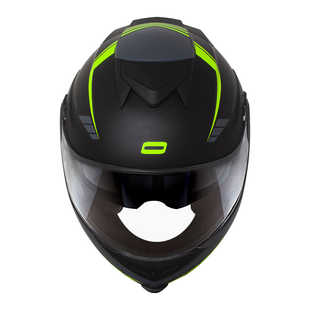 CAPACETE NORISK ROUTE FF345 MOTION PRETO FOSCO/AMARELO - Image 8