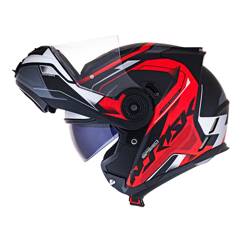 CAPACETE NORISK ROUTE FF345 SPEEDMAX VERMELHO - Image 6