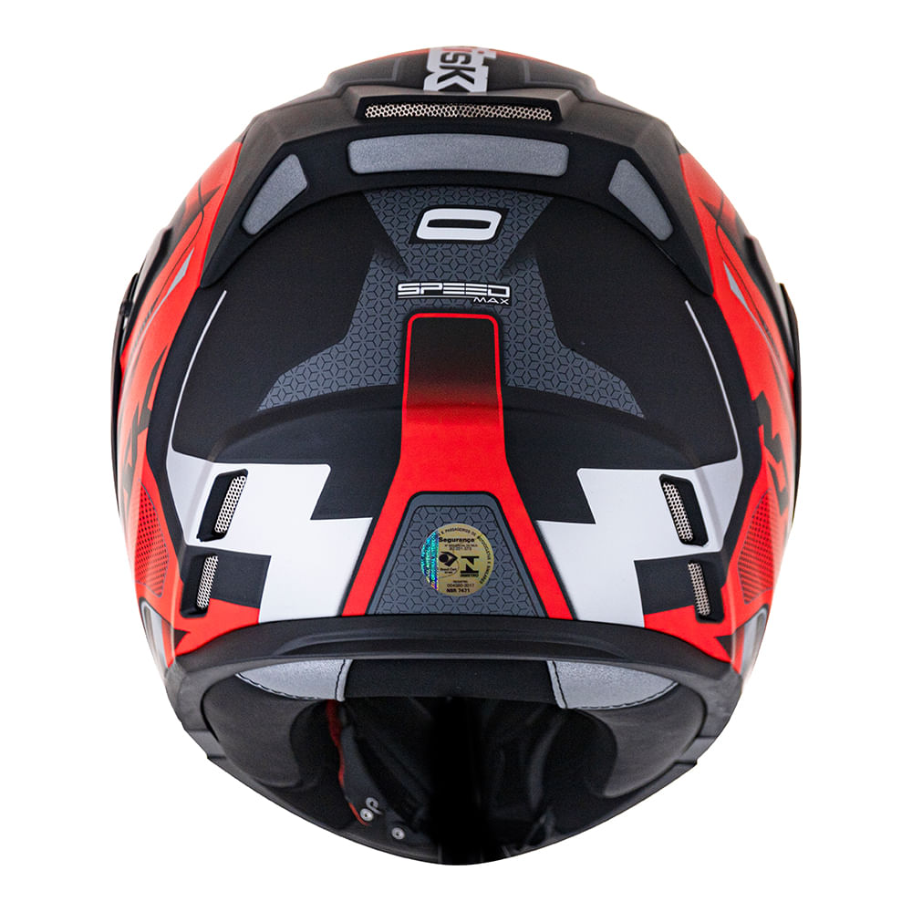 CAPACETE NORISK ROUTE FF345 SPEEDMAX VERMELHO - Image 8