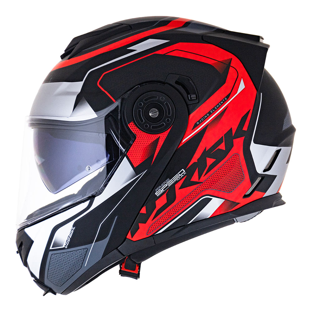 CAPACETE NORISK ROUTE FF345 SPEEDMAX VERMELHO - Image 3