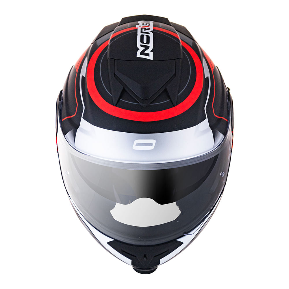 CAPACETE NORISK ROUTE FF345 SPEEDMAX VERMELHO - Image 4