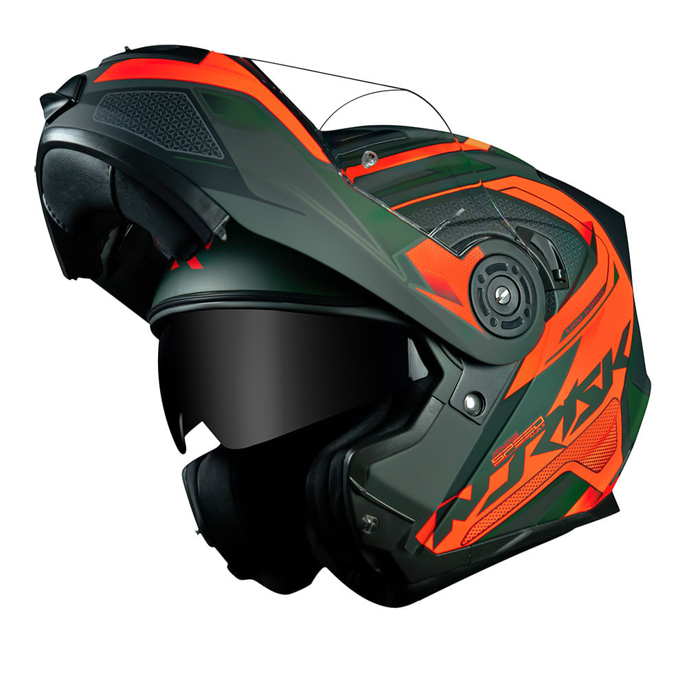 CAPACETE NORISK ROUTE FF345 SPEEDMAX LARANJA - Image 3