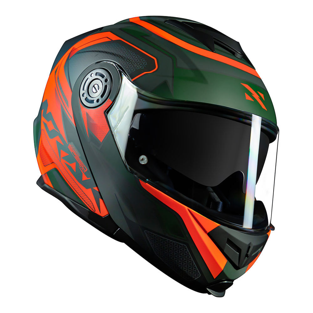 CAPACETE NORISK ROUTE FF345 SPEEDMAX LARANJA - Image 4