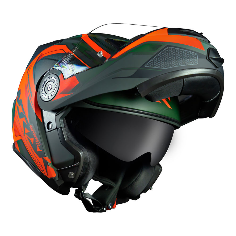 CAPACETE NORISK ROUTE FF345 SPEEDMAX LARANJA - Image 5