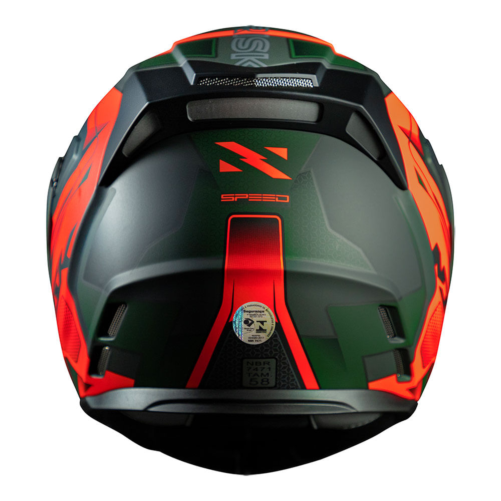 CAPACETE NORISK ROUTE FF345 SPEEDMAX LARANJA - Image 6