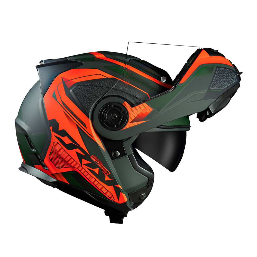 CAPACETE NORISK ROUTE FF345 SPEEDMAX LARANJA - Image 7