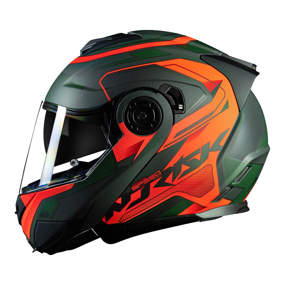 CAPACETE NORISK ROUTE FF345 SPEEDMAX LARANJA - Image 8