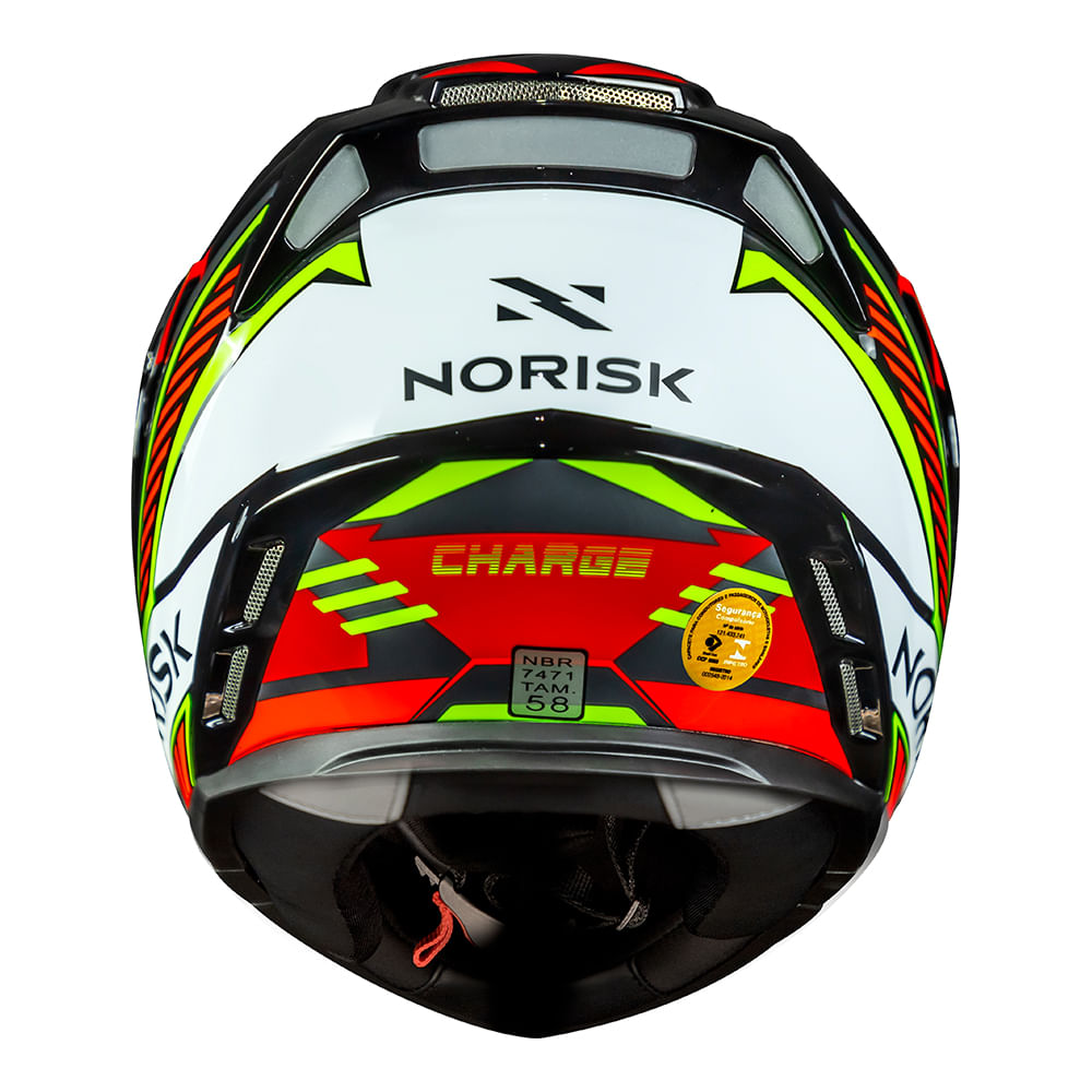 CAPACETE NORISK ROUTE FF345 CHARGE VERMELHO - Image 9