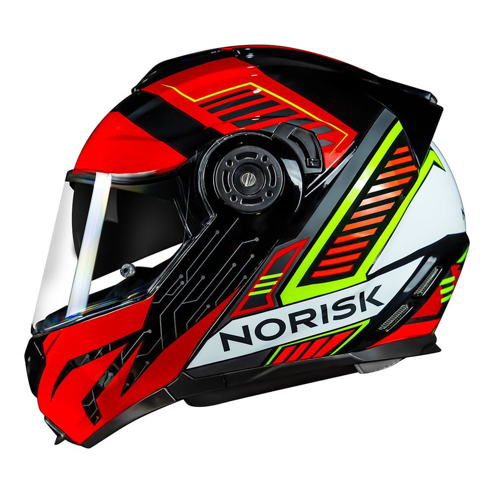 CAPACETE NORISK ROUTE FF345 CHARGE VERMELHO - Image 2