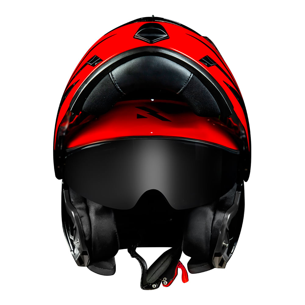CAPACETE NORISK ROUTE FF345 CHARGE VERMELHO - Image 3