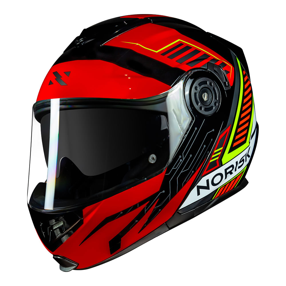 CAPACETE NORISK ROUTE FF345 CHARGE VERMELHO - Image 6
