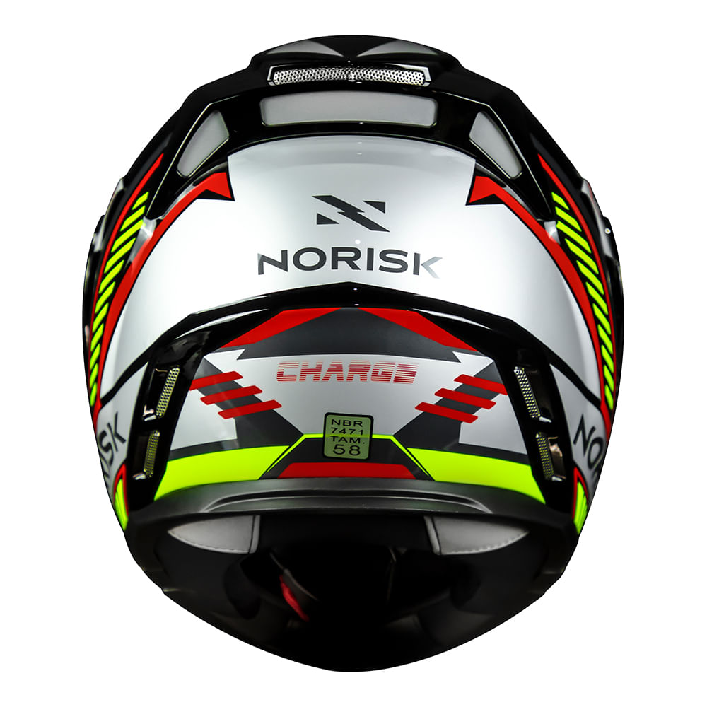CAPACETE NORISK ROUTE FF345 CHARGE CINZA - Image 4