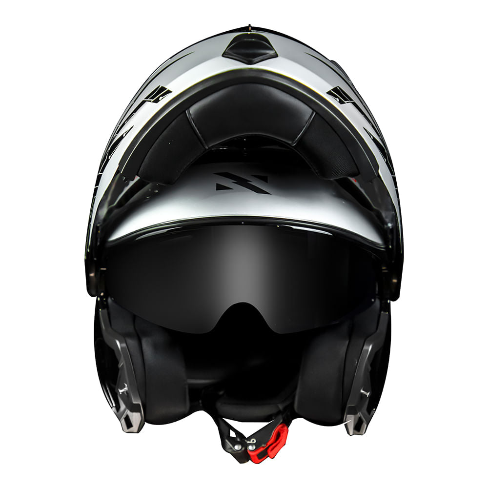 CAPACETE NORISK ROUTE FF345 CHARGE CINZA - Image 6