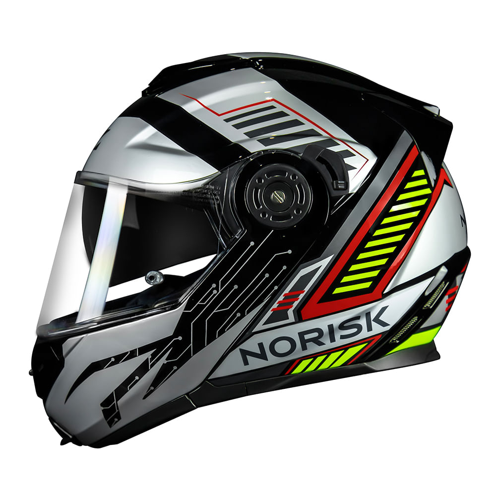 CAPACETE NORISK ROUTE FF345 CHARGE CINZA - Image 7