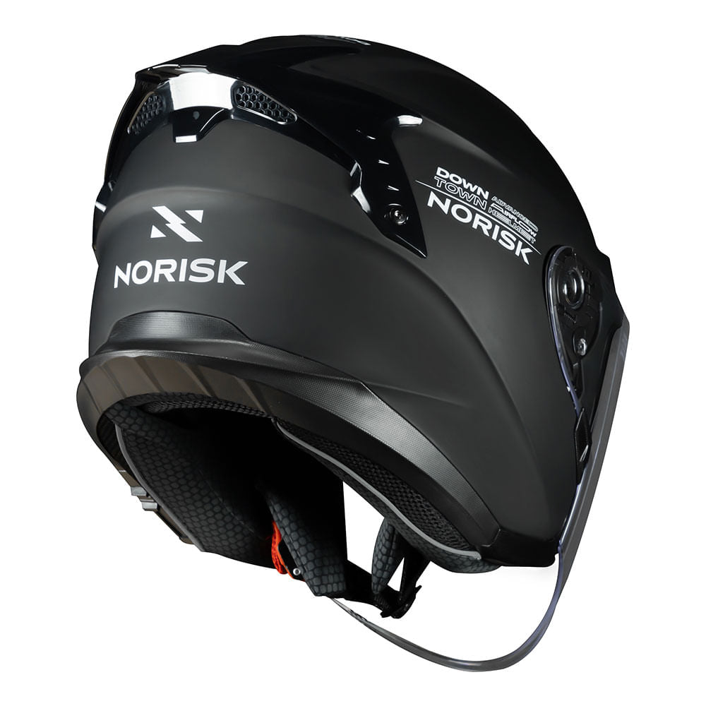 NORISK CAPACETE DOWNTOWN MONOCOLOR PRETO FOSCO - Image 4