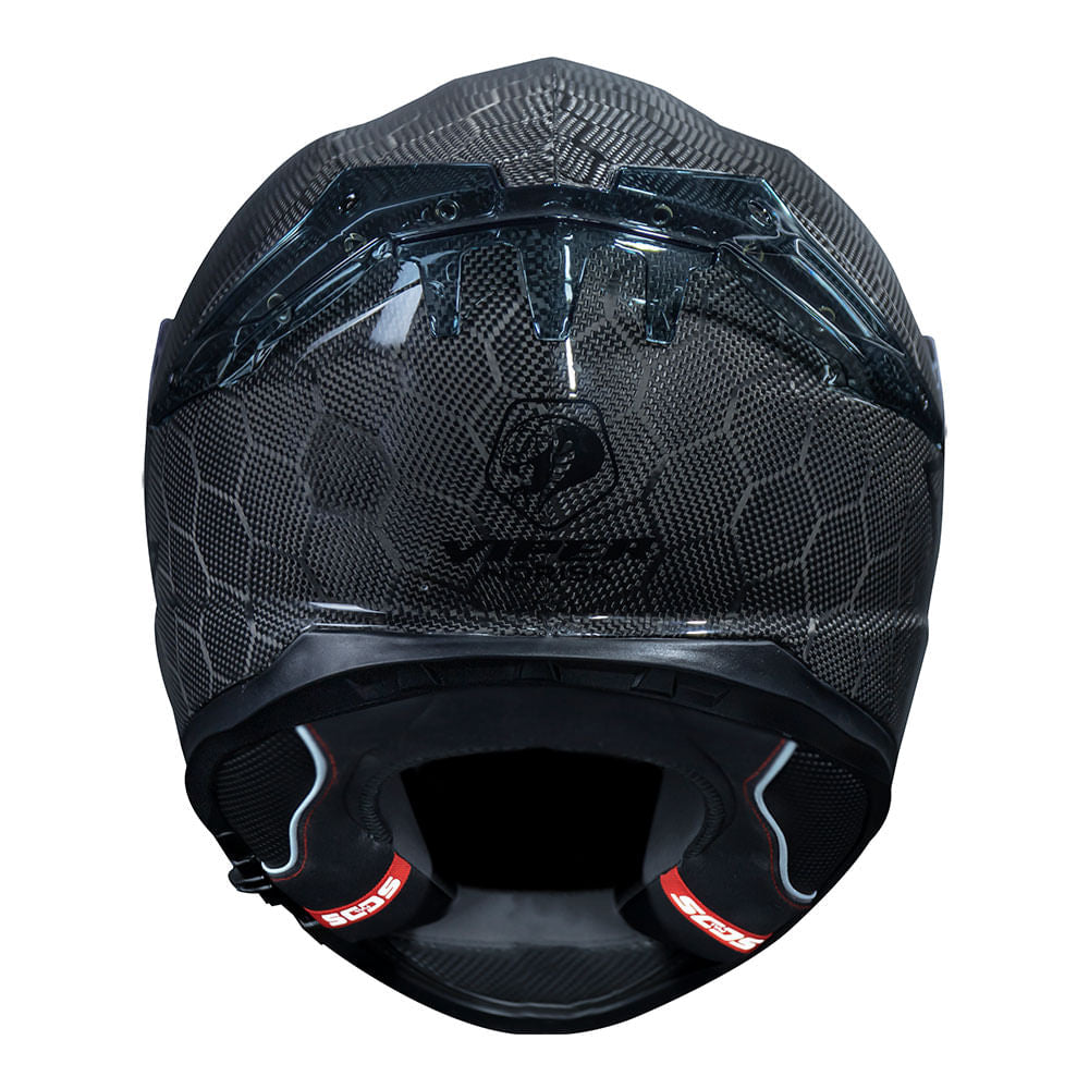 CAPACETE NORISK VIPER GT SNAKE CARBON PRETO - Image 3