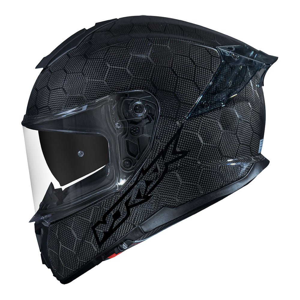 CAPACETE NORISK VIPER GT SNAKE CARBON PRETO - Image 4