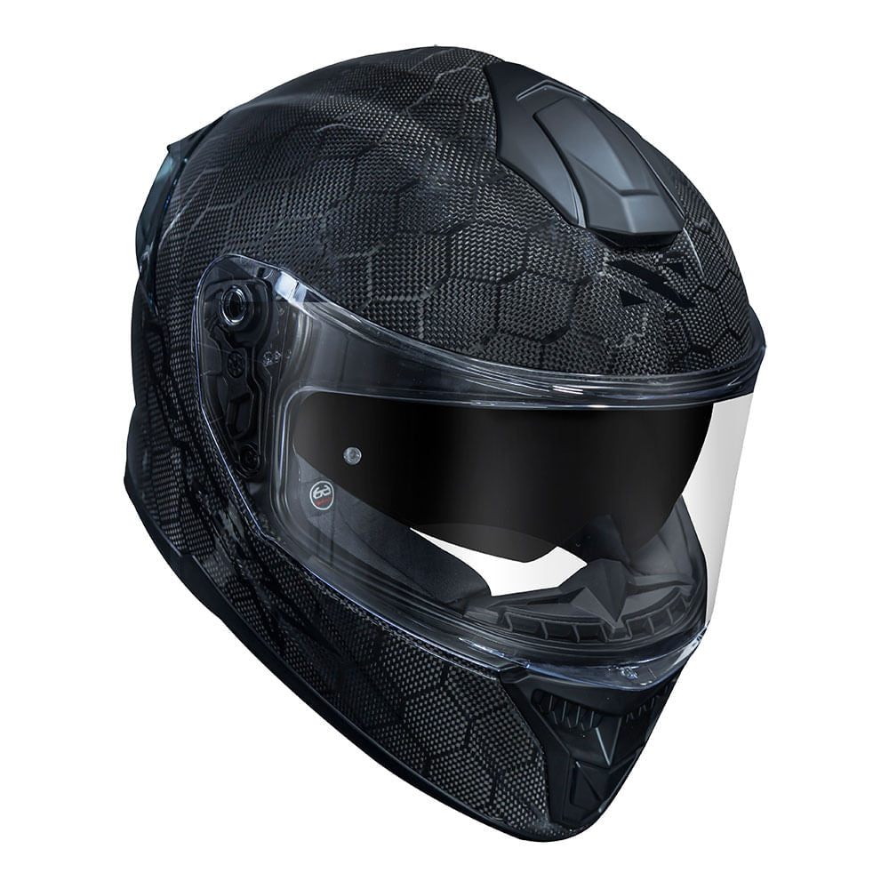 CAPACETE NORISK VIPER GT SNAKE CARBON PRETO - Image 9