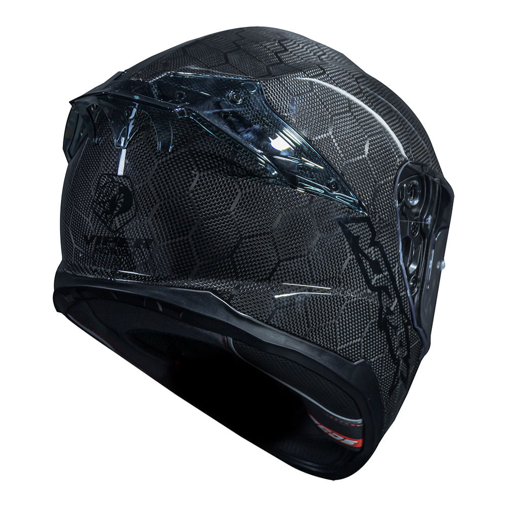 CAPACETE NORISK VIPER GT SNAKE CARBON PRETO - Image 2