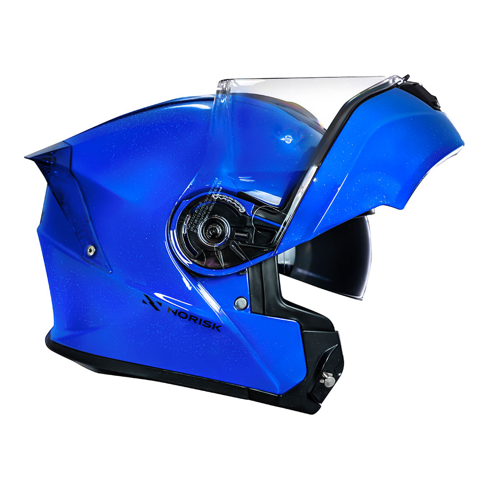 CAPACETE NORISK MOTION MONOCOLOR AZUL - Image 6