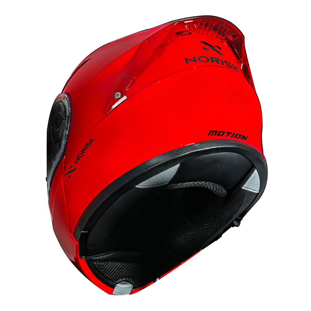CAPACETE NORISK MOTION MONOCOLOR VERMELHO - Image 10
