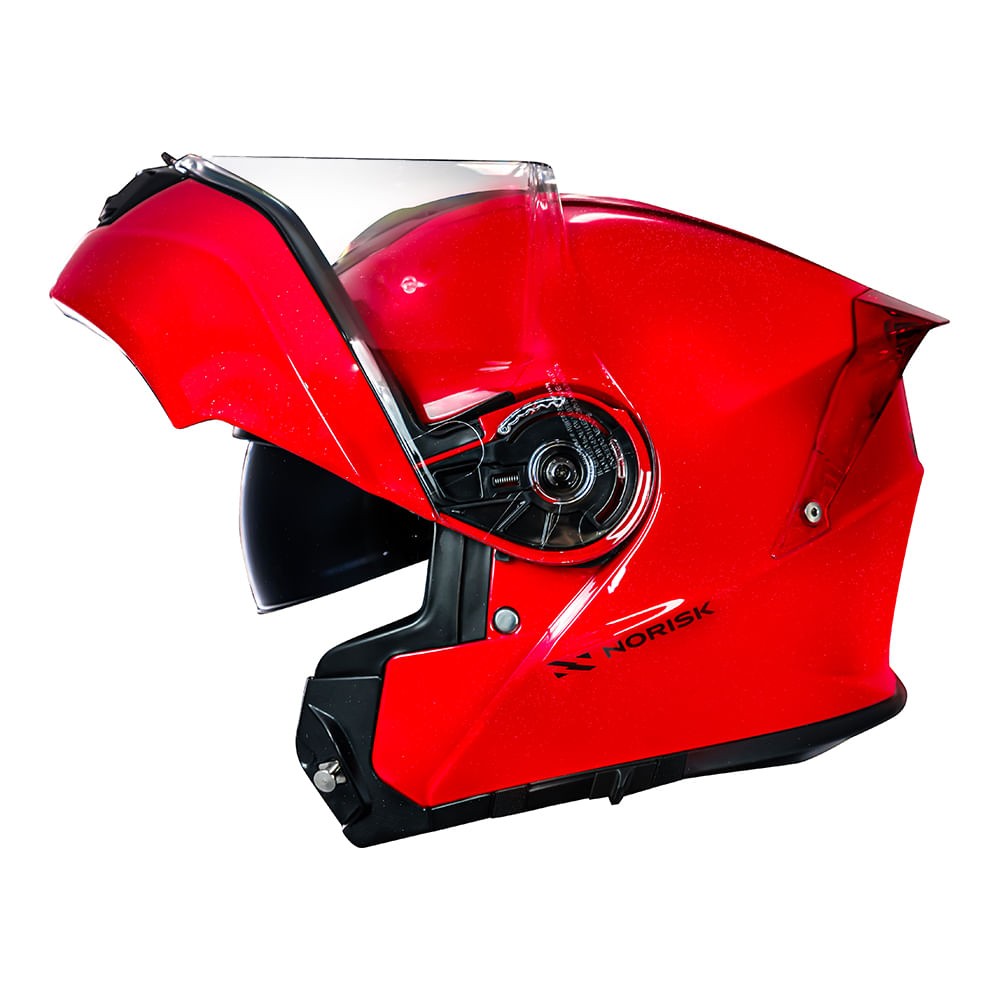 CAPACETE NORISK MOTION MONOCOLOR VERMELHO - Image 12